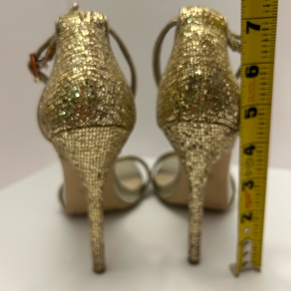 Sam Edelman gold sequined heels size 7 - Picture 4 of 7